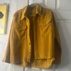 Orange Corduroy jacket